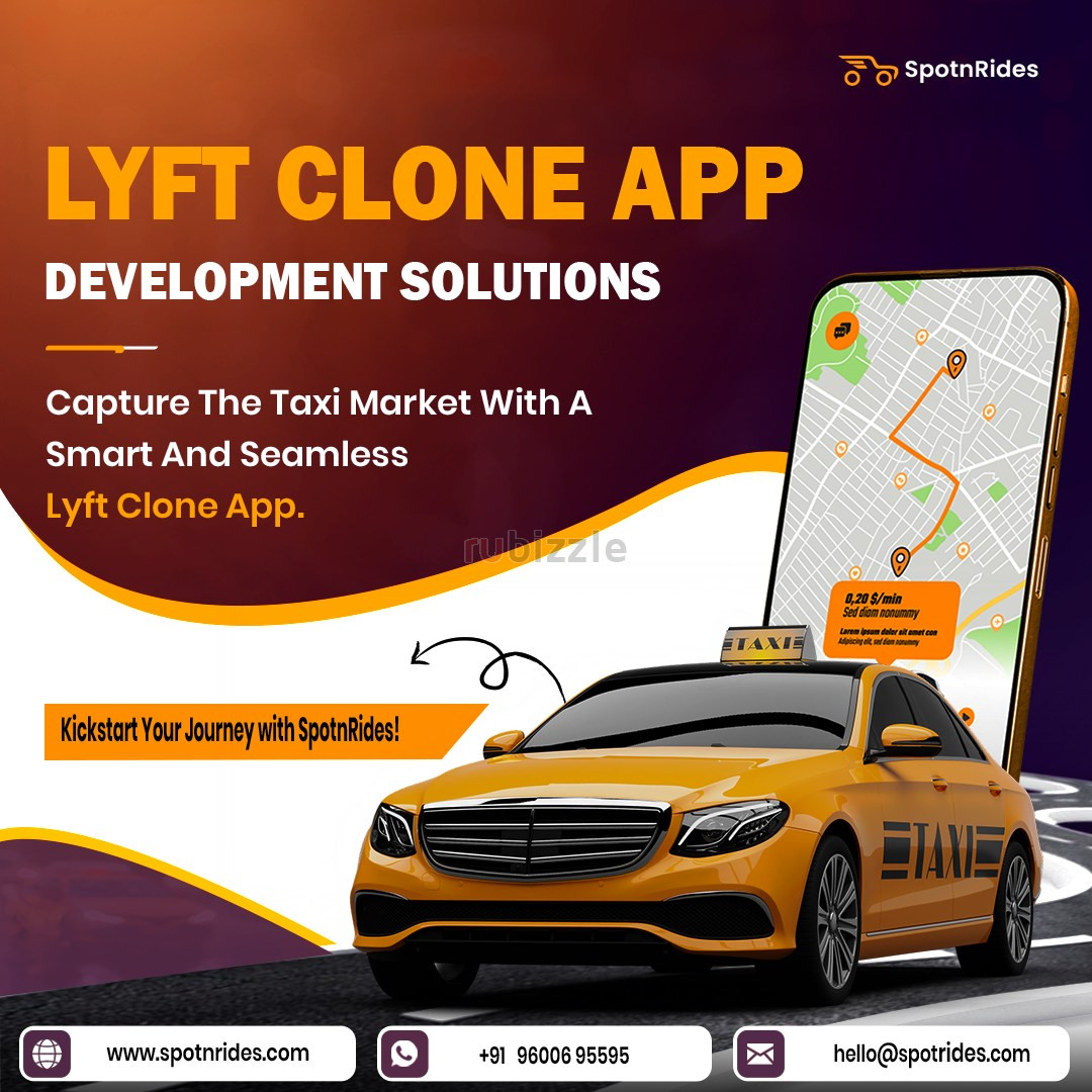 Launch your Lyft Clone App with SpotnRides in 7 days